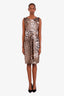 Roberto Cavalli Vintage Leopard Print Sleeveless Midi Dress Estimated Size M