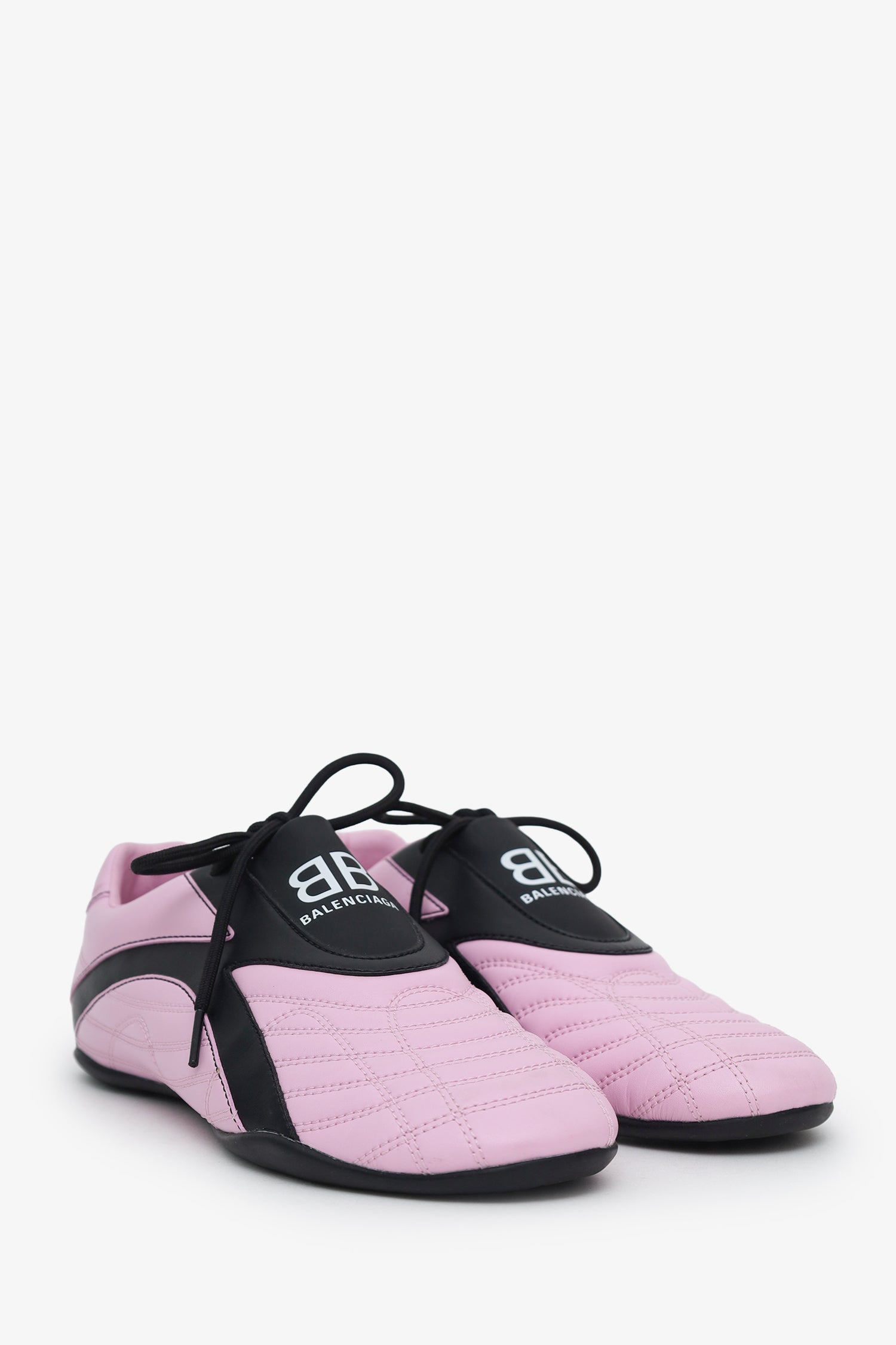 Balenciaga Pink Leather 'Zen' Sneakers Size 39 – Mine & Yours