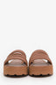 Gianvito Rossi Blush Strappy Slip On Sandals Size 41