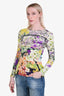 Mary Katrantzou Printed Long Sleeve Top Size S