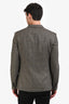 Stella McCartney Grey Herringbone Suit Blazer Size 50