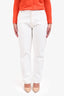 Agolde White Mid Rise Jeans Size 30