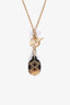 Hermès Gold Tone Chaine d'Ancre Pendant Necklace