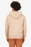 Burberry Beige Cotton Lightweight Zip-Up Hoodie Size M Mens