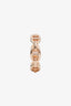 Hermès 18K Rose Gold Small Model Chaine d'ancre Enchainee Ring Size 53