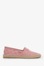 Gucci Pink GG Canvas Espadrilles Size 38.5