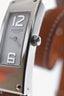 Hermès Stainless Steel Gold Leather Double Tour Strap Kelly Watch