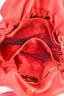 Loewe Red Leather Pink Straps Tassel Flamenco Bag GHW