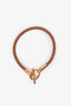 Hermès Brown/Yellow Gold Glenan Bracelet