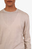 Pal Zileri Grey Silk Crewneck Sweater Size 50 Mens