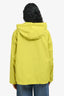 Eileen Fisher Lime Green Cotton Nylon Windbreaker Jacket Size XS