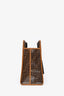 Fendi Zucca Brown Coated Canvas Peekaboo Defender Cover