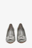 Manolo Blahnik Grey Wool Hangisi Heels Size 36