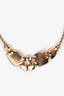 Christian Dior Vintage Gold Tone Animalia Necklace