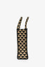 Prada Beige/Black Printed Fabric Large Symbole Tote