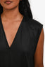 Helmut Lang Black Cotton Sleeveless Midi Dress Size S