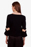 Pre-loved Chanel™ 08C Black/Beige Tweed Leather Jacket Size 36