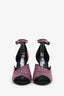Prada Pink Crystal Embellished Heeled Sandals Size 38.5