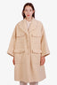 Gucci Cream Boucle Wool Utility Oversized Coat Size 42