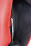 Versace Red Nappa Quilted Leather Medusa Chain Crossbody Bag