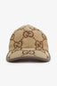 Gucci Beige Canvas Jumbo GG Baseball Hat Size S