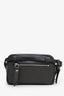 Saint Laurent Grey Leather 'Lou' Tassel Belt Bag