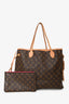 Louis Vuitton 2018 Monogram Rose Ballerine Neverfull MM with Pouch