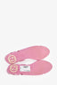 Gucci Pink Jelly GG Flats Size 37