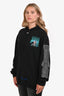 Off-White 2017 Black Multicolour 'Woman' Graphic Print Hoodie Size M