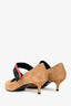 Pierre Hardy Brown/Red/Black Suede Kitten Heels Size 39.5