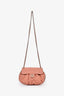 Pre-loved Chanel™ 2011 12 Pink Quilted Leather Bubble Shoulder