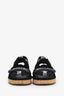 Pre-loved Chanel™ Black Lambskin Cord Dad Sandals Size 37