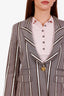 Smythe Grey Wool Single Breasted Blazer Size 4