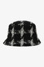 Pre-loved Chanel™ Black/White Tweed Bucket Hat Size S