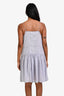 Isabel Marant Etoile Light Purple Amelie Scoop Neck Mid-Length Dress Size 36