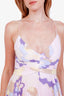 ASTR Pink/Purple Floral 'Blythe' Midi Dress Size L