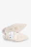 Cult Gaia PVC and Pearl Embellished Heels Size 38
