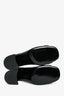 Versace Black Patent Gold Medusa Square-Toe Block Heels Size 37
