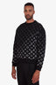 Louis Vuitton Black Gradient Monogram Fil Coupe Sweatshirt Size M Mens