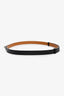 Hermès Black Leather Kelly Belt 18 PHW