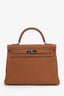 Hermès 2018 Gold Togo Leather Kelly 32 with Strap