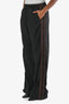 Pantalon Leam Almes noir/marron à déchirure, taille S