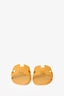 Hermès Yellow Leather 'Oran' Sandals Size 39