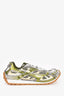 Bottega Veneta Green/White Mesh Sneakers Size 42