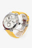 Salvatore Ferragamo Yellow Croc Print 'Cuore' Watch