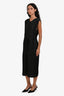 Pleats Please Issey Miyake Black Pleated Jumper Size 3