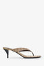 Gucci Beige GG Canvas Vittoria Thong Size 41.5