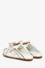 Dorothee Schumacher White Leather Sneaker-Style Mules Size 36