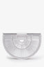 Cult Gaia White Acrylic Arc Clutch Bag