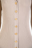 Staud Beige Ribbed 'Shoko' Sweater Dress Size S
